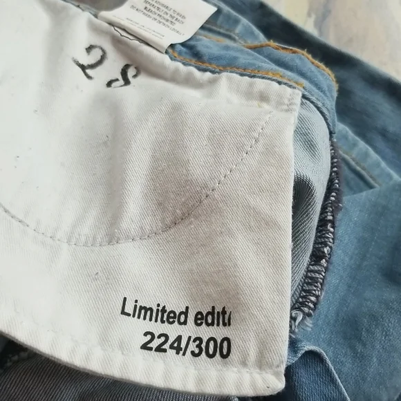 VON DUTCH Rare Ltd Ed 224/300 MOTO Collect Button Low Rise Luxury FLARE Jeans 28 - Picture 7 of 16